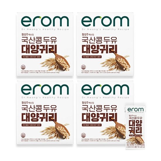 이롬황성주 국산콩 대양귀리두유 190ml x 64팩