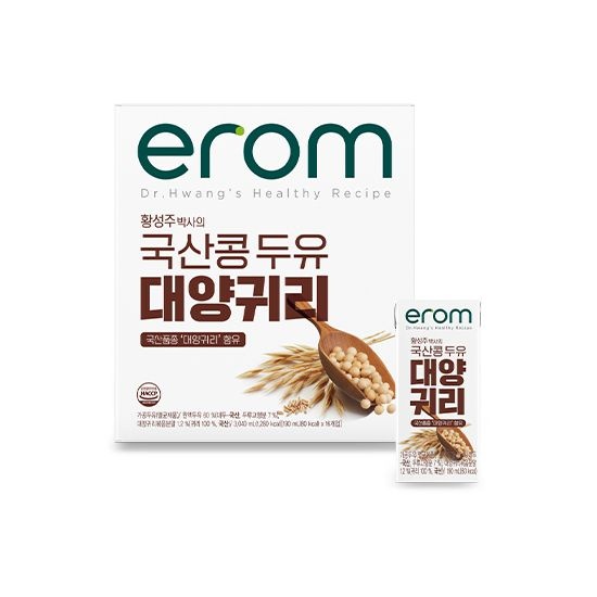 이롬황성주 국산콩 대양귀리두유 190ml x 48팩