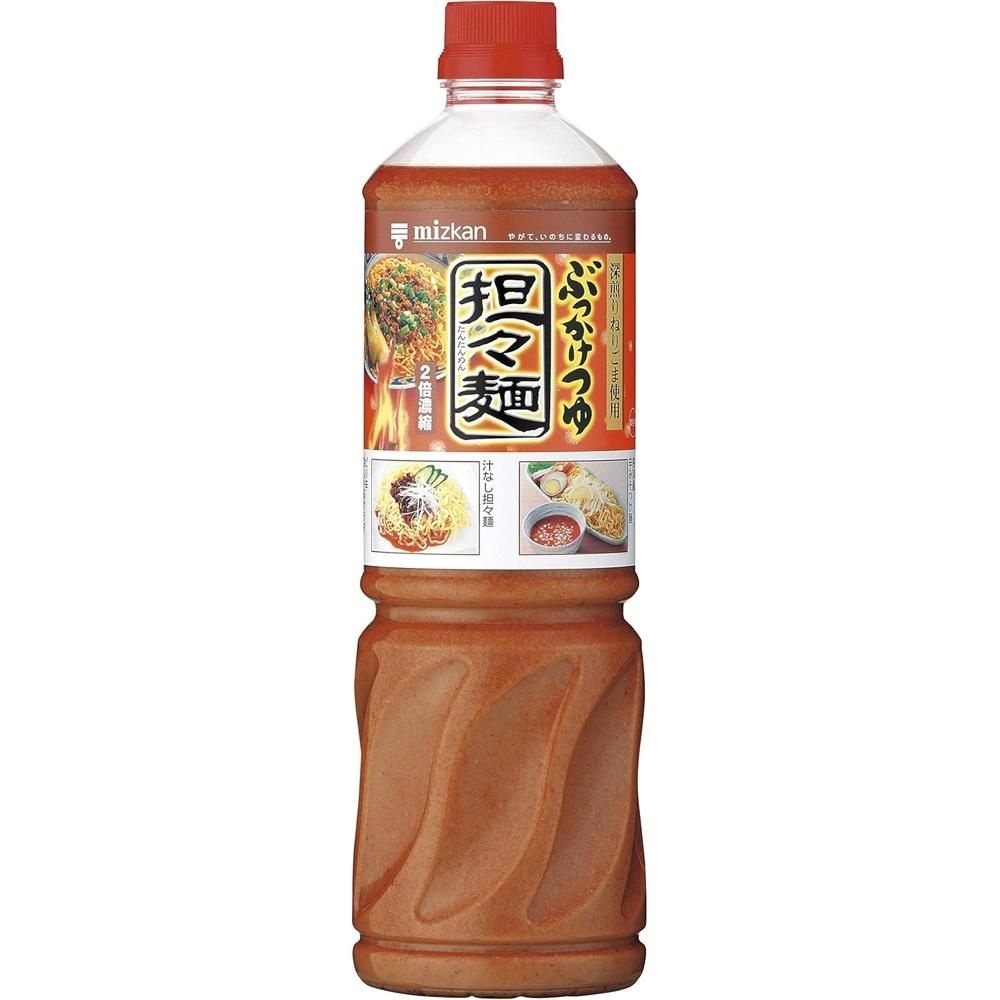 [해외] [1+1] 미츠칸 탄탄멘 소스 업소용 붓카케 쯔유 1.1kg