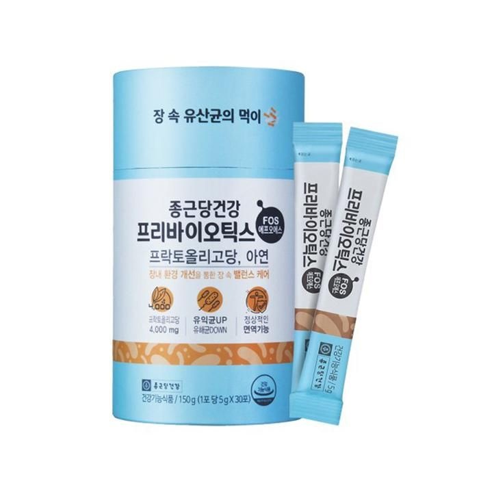 [종근당건강] 프리바이오틱스 FOS 에프오에스 5g x 30포 1개