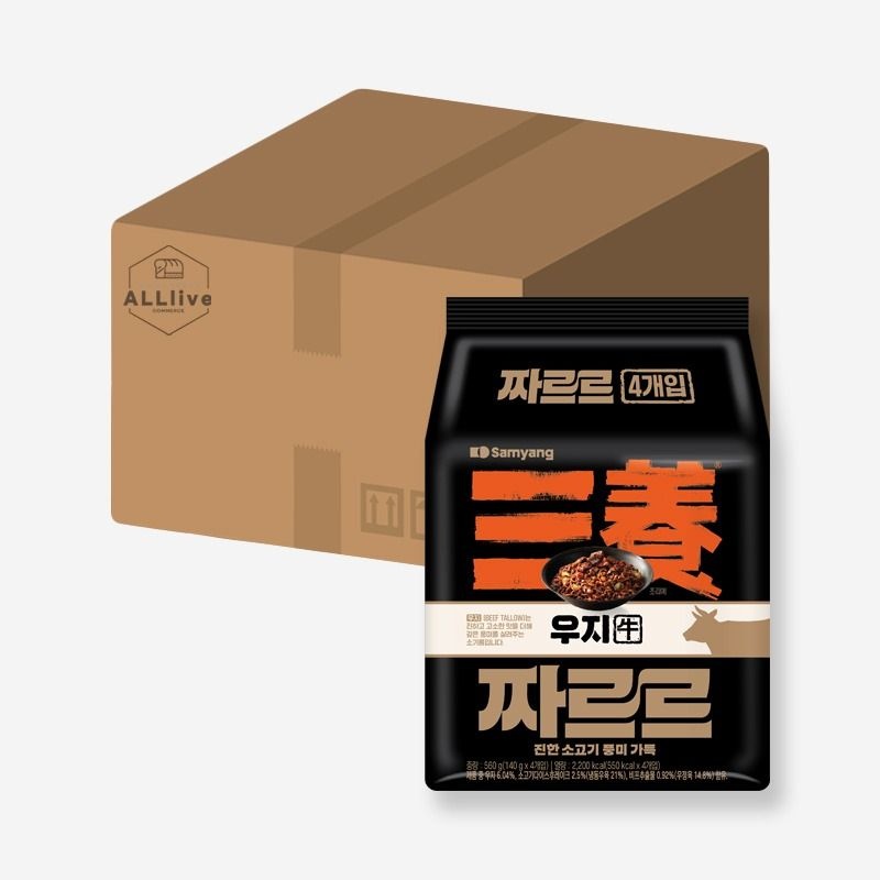 삼양 짜르르 우지 프리미엄 짜장라면 140g 12개