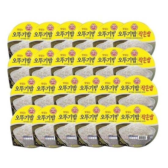 맛있는 오뚜기밥 백미 작은밥 150g 24개 (27438785)