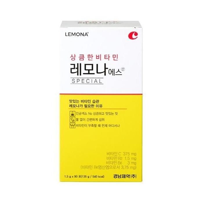 [경남제약] 상큼한 비타민 레모나 에스산 1.5g X 90포