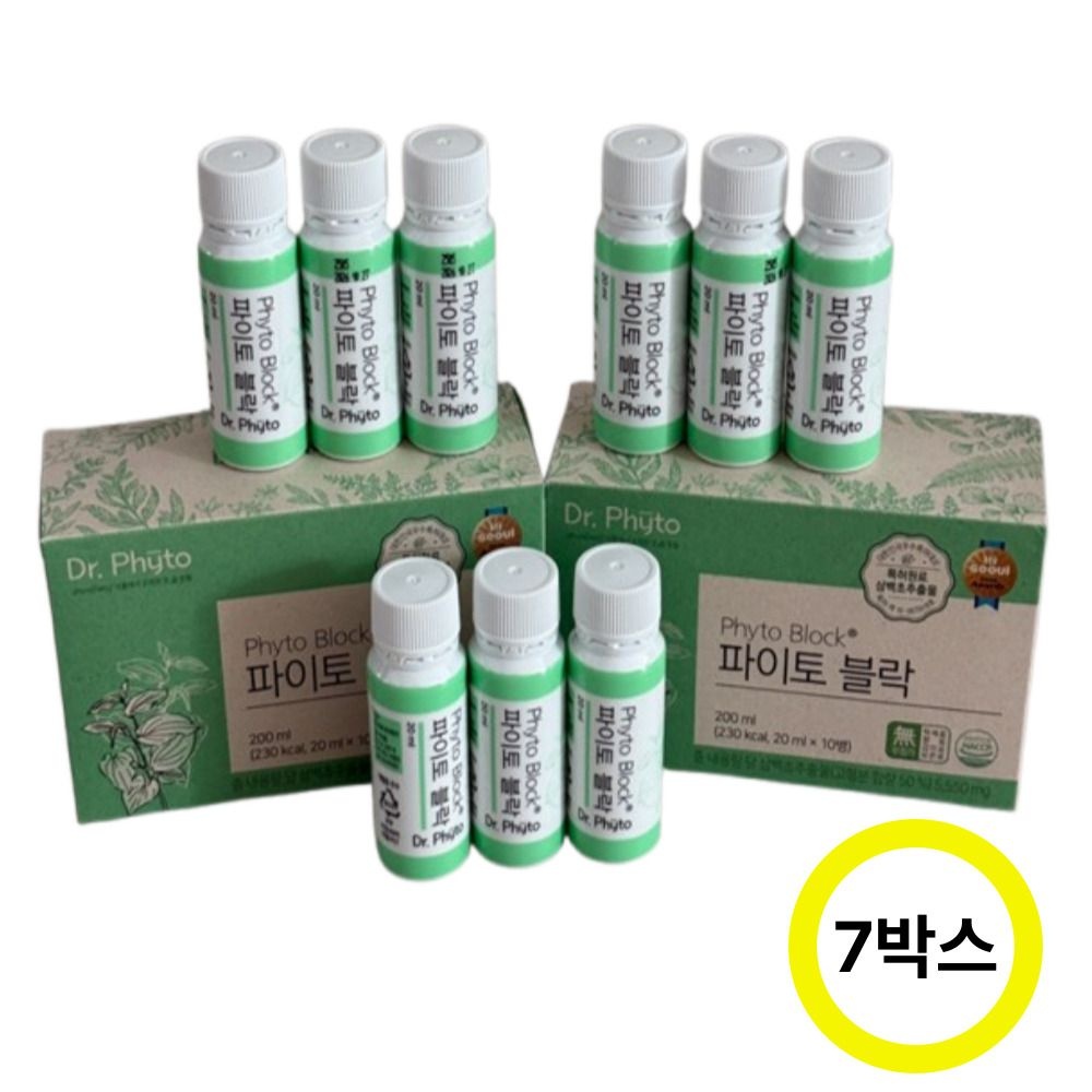 닥터파이토 [6+1] 닥터파이토 삼백초추출물 파이토블락 7박스
