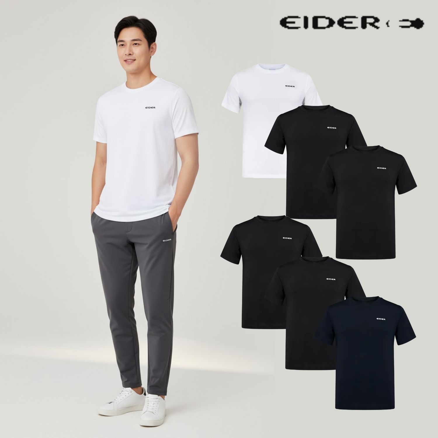 [롯데온]POP ON 3PACK 반팔 라운드 티셔츠 DMM26296 (32,080원/무료)