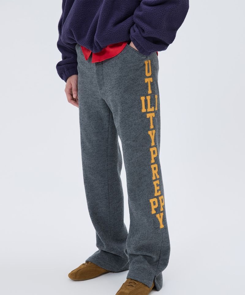 노앙 NOHANT UTILITY PREPPY FLARE WOOL SLACKS GRAY 0NHQ3PT00506 3409626