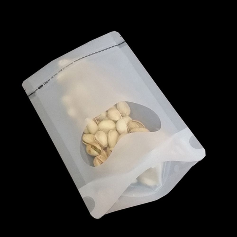 [협력업체]무광 너츠창 진열 지퍼스탠드 20X28cm 밑10cm300장