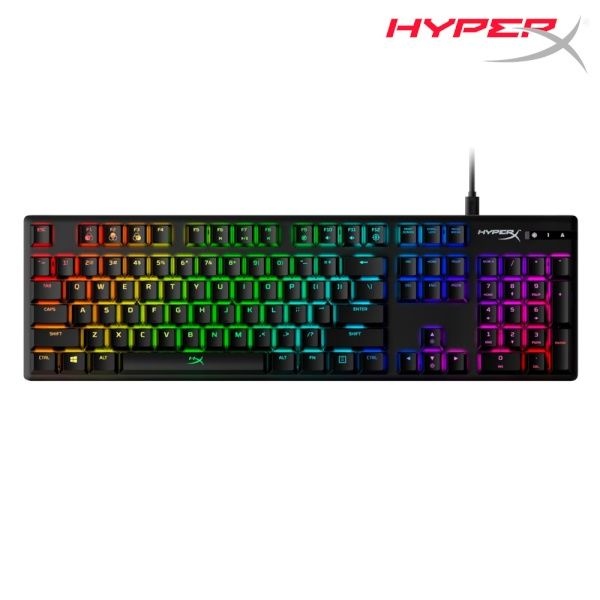 HP 유선 기계식 키보드 하이퍼엑스 알로이 오리진 PBT 한글각인 적축 4053500