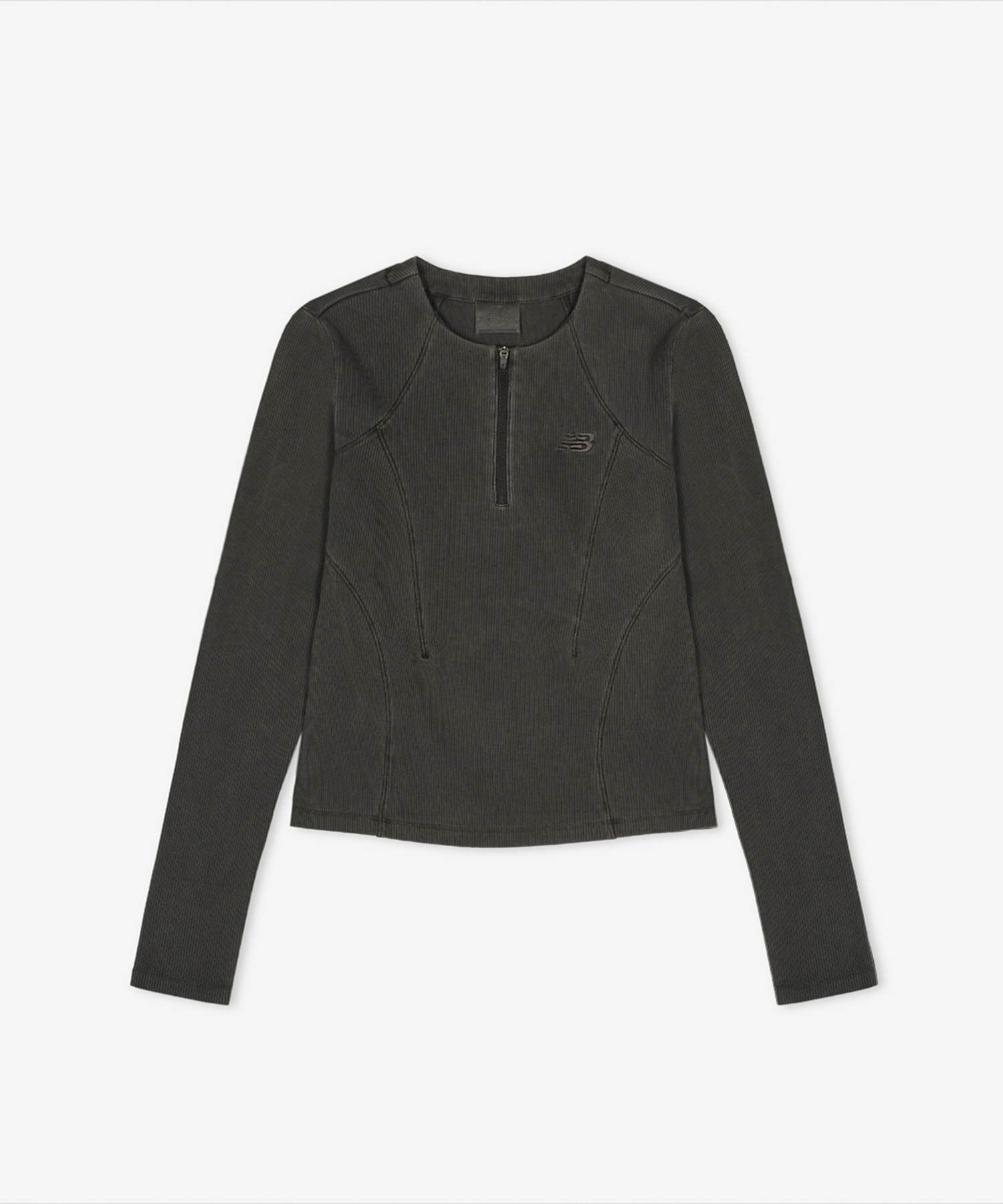 뉴발란스 NBNDG2W312 WOMEN 소프트프레쉬 경량 골지 긴팔티 (DARK GRAY) 5889078
