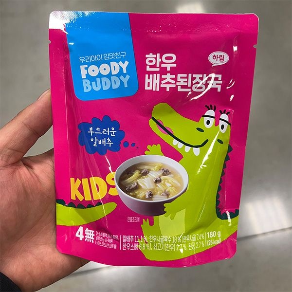 푸디버디 한우 배추 된장국 180g