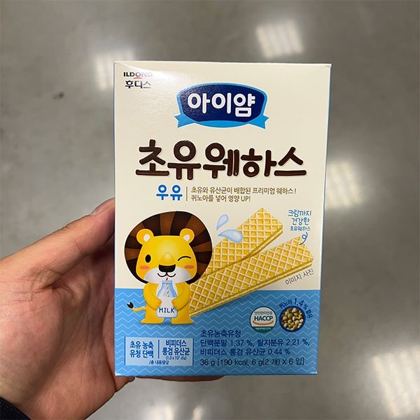 일동후디스 아이얌 초유 웨하스 6g x 6입