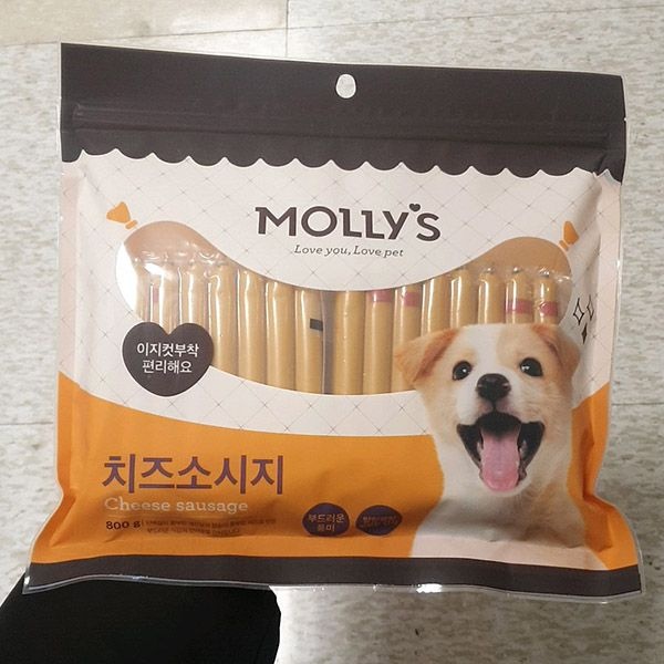 몰리스 치즈 소시지 800g