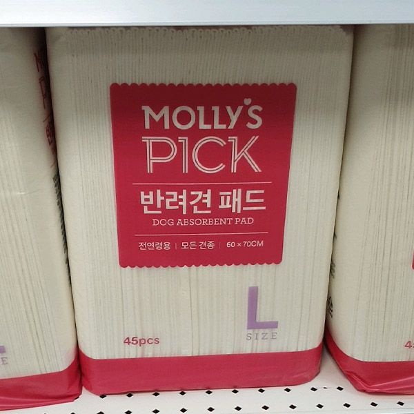 몰리스픽 반려견 패드 L 60x70CM 45매