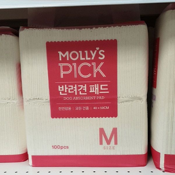 몰리스픽 반려견 패드 M 40x50CM 100매