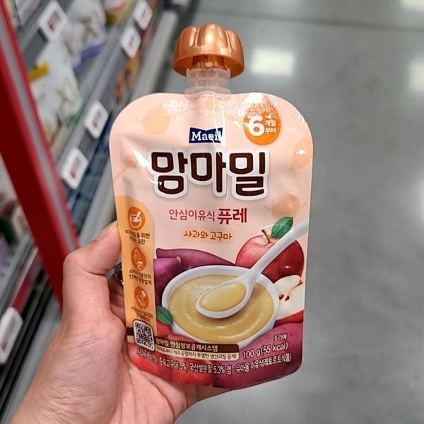 매일 맘마밀 퓨레 사과 고구마 100g