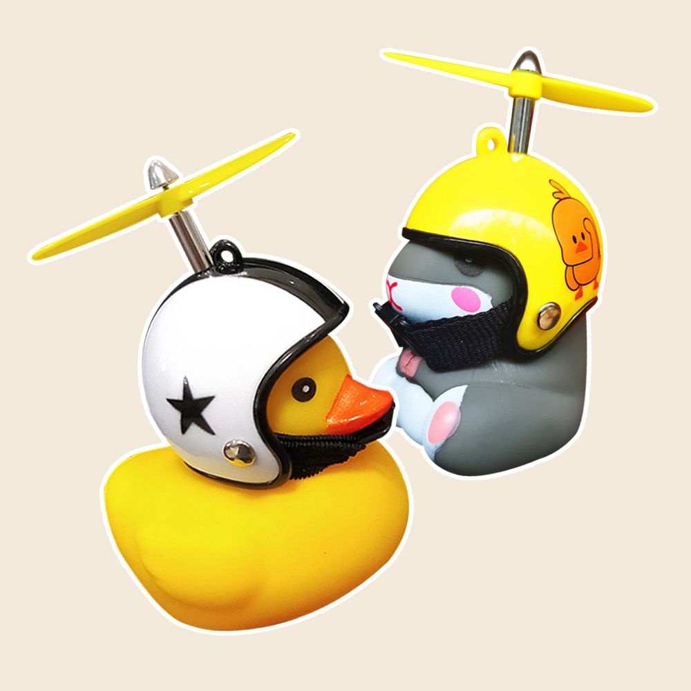 오리 자전거벨 킥보드 램프벨 (헬멧+프로펠러포함)