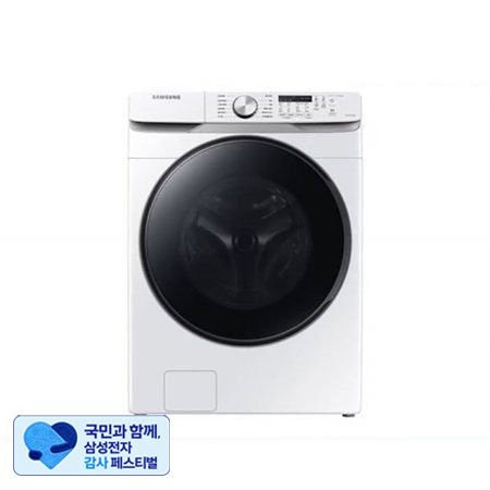 삼성전자 [7월 3주차 이후 순차배송] _드럼 세탁기 WF21T6000KW  (21kg, 화이트)