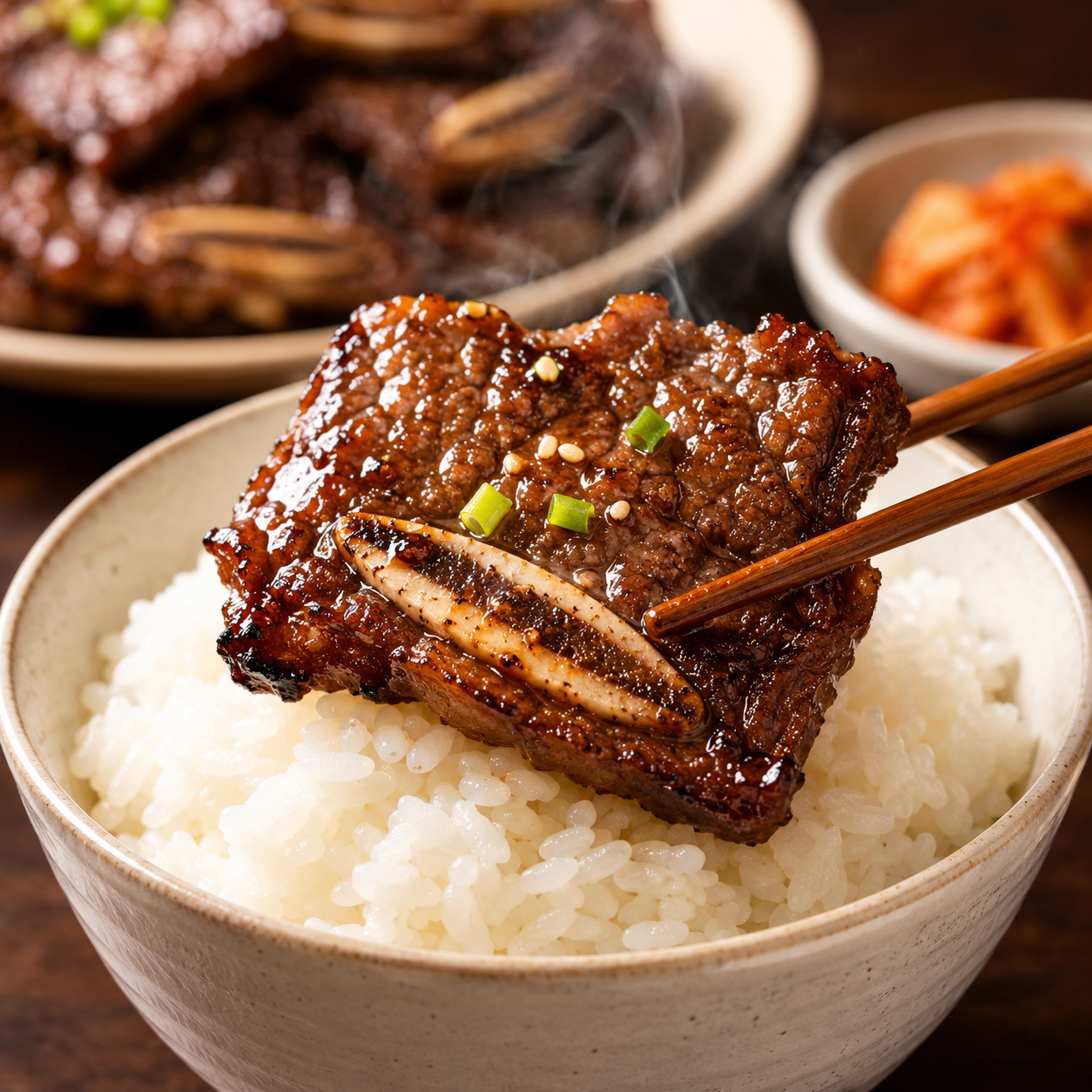 [초이스등급] 명품 소양념갈비 LA갈비 1kg 가정용 캠핑용 선물용