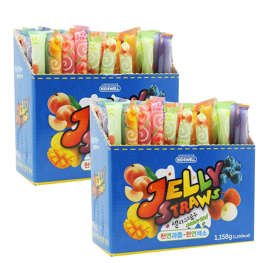 [롯데온]젤리스트로우 플러스 1158g 2박스 (약120개) (16,620원/무료)