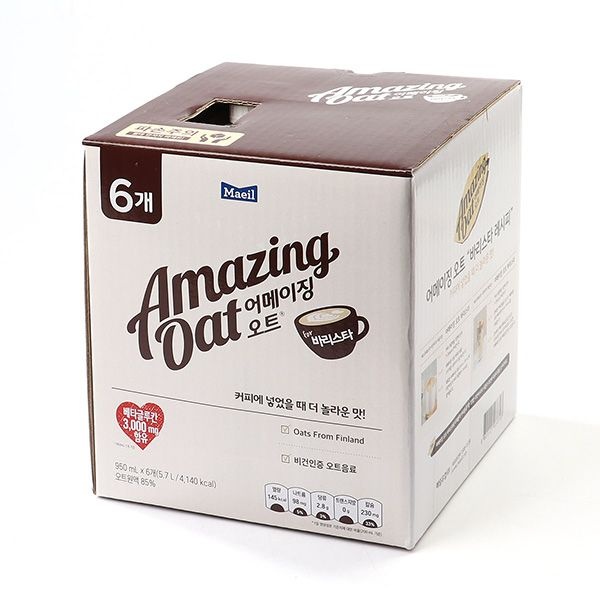 매일 어메이징 오트 바리스타 950ML (6개)