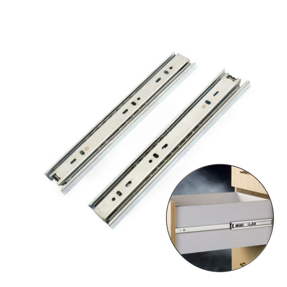 [오늘출발] 서랍레일 3단볼레일 35MM X 350MM 서랍장레일 가구레일