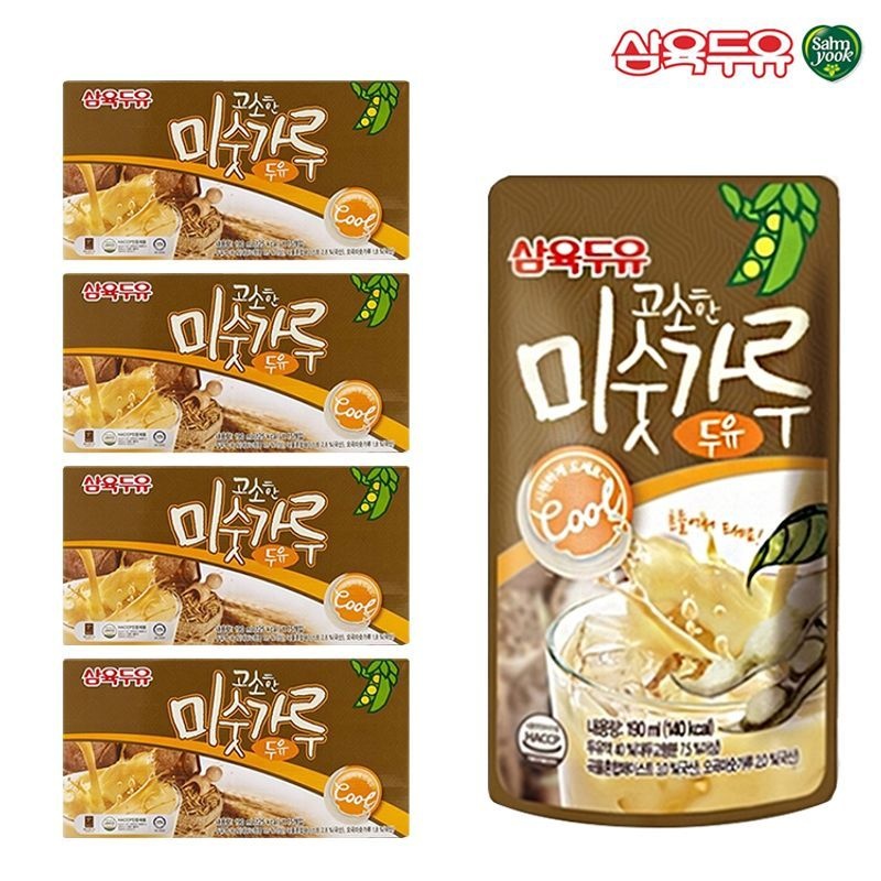 [삼육두유] 고소한 미숫가루 파우치 190ml 60팩