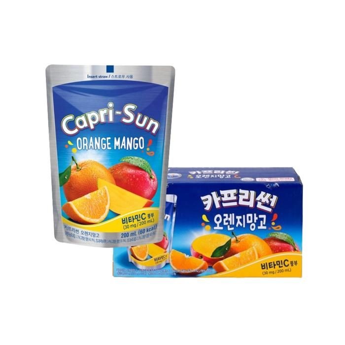농심 카프리썬 오렌지망고 200ml 10개