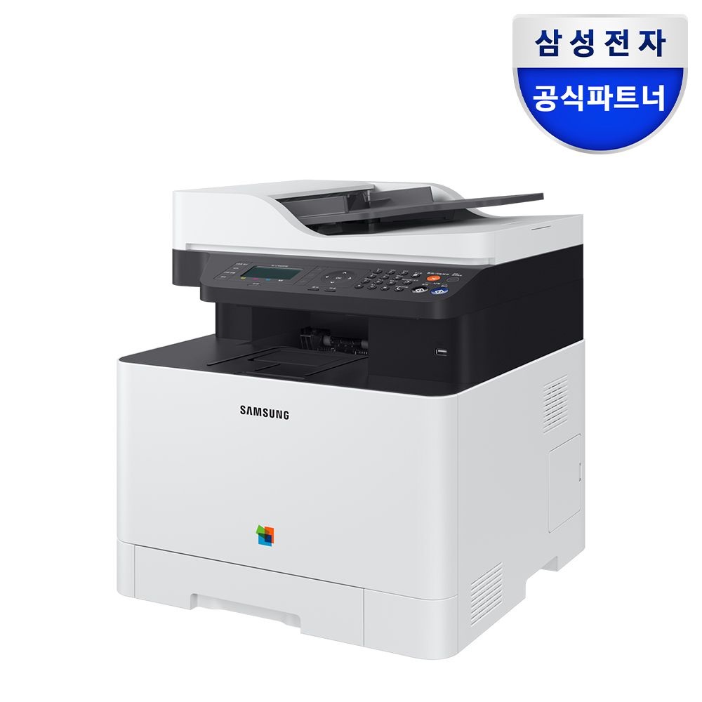 삼성 SL-C1665FW 컬러 레이저 복합기 프린터 복사 스캔 팩스 WiFi 무선연결 토너포함