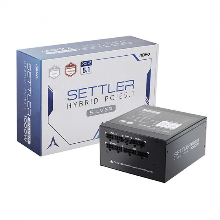앱코 SETTLER 하이브리드 PCIE5.1 STH-1000B ETA SILVER 블랙 파워