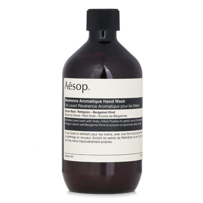 [해외] 이솝 아로마티크 경전 나사 캡이 있는 경건한 아로마티크 핸드워시 500ml