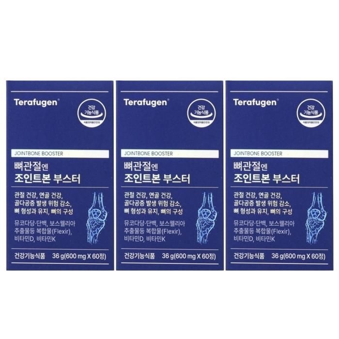 테라퓨젠 조인트본 부스터 600mg x 60정 3개