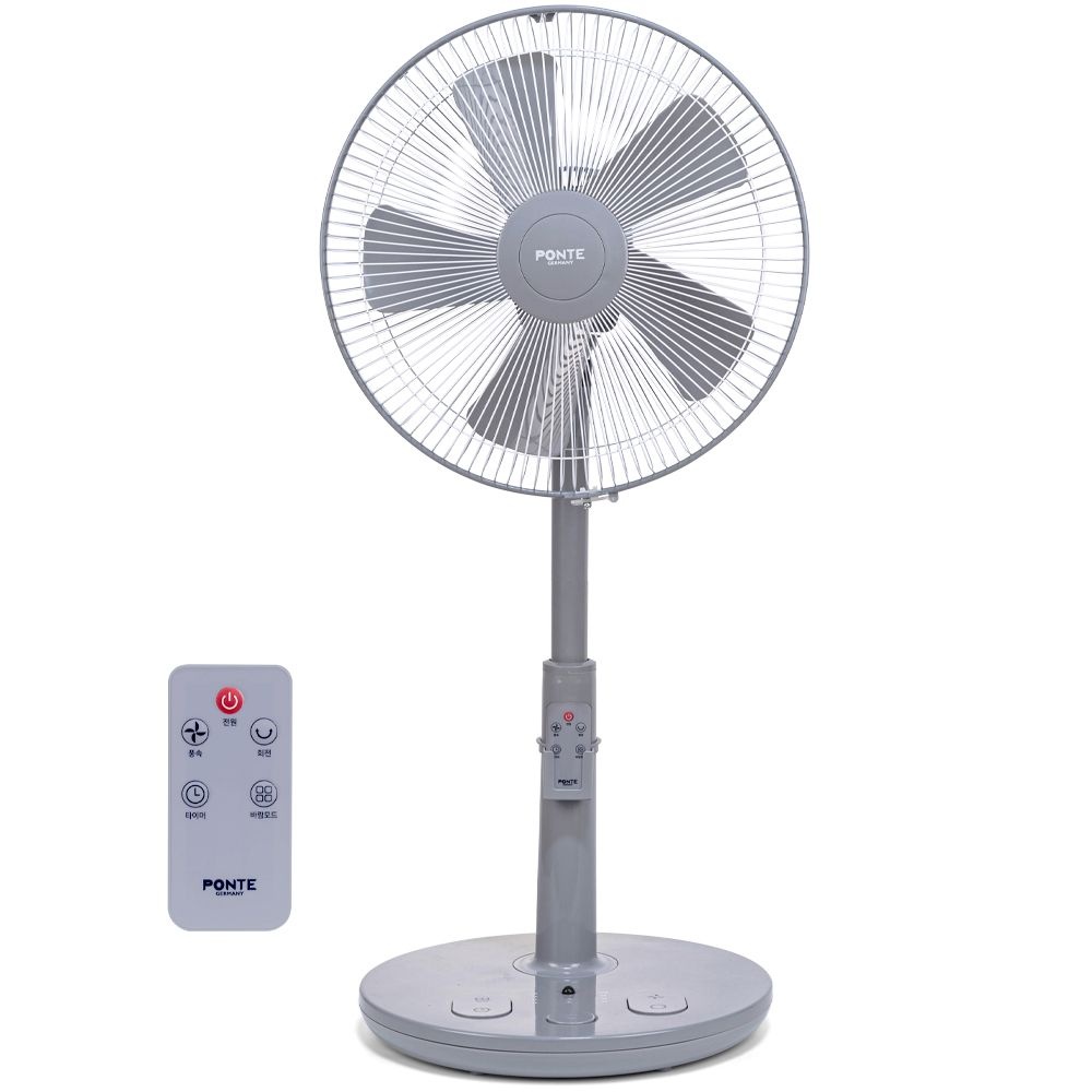 폰테 초미풍 발터치 리모컨 선풍기 PTF-R2411F-G(그레이)