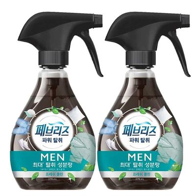 페브리즈 섬유탈취제 포맨 남성용 - 프레쉬클린 용기 370mlx2개