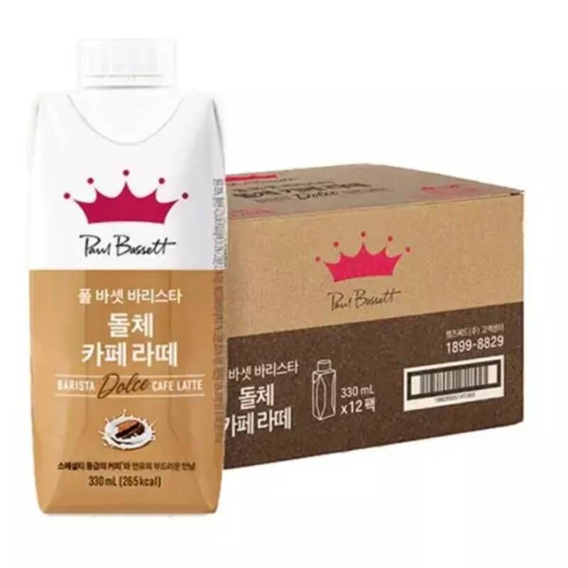 UnKnown 폴 바셋 바리스타 돌체 카페라떼 330ml x 12팩 (1box)