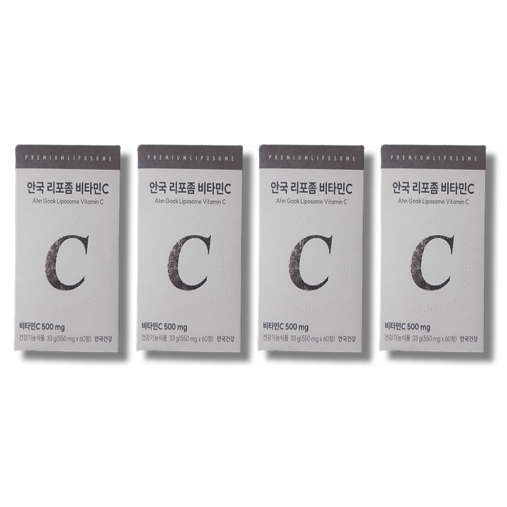 [오늘출발] 안국건강 리포좀 비타민C 550mg x 60정 4박스