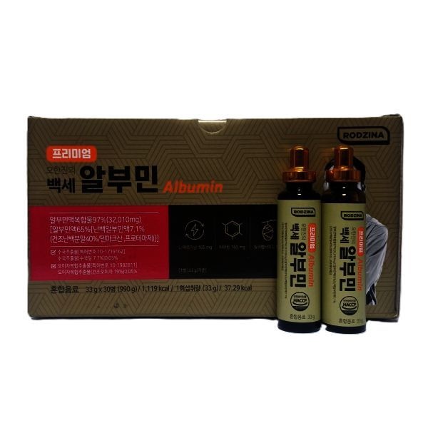 로지나 프리미엄 오한진의 백세알부민 33g x 30개입 /ynd