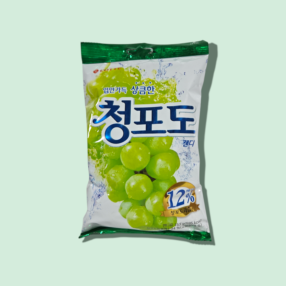 롯데제과 청포도캔디 153g