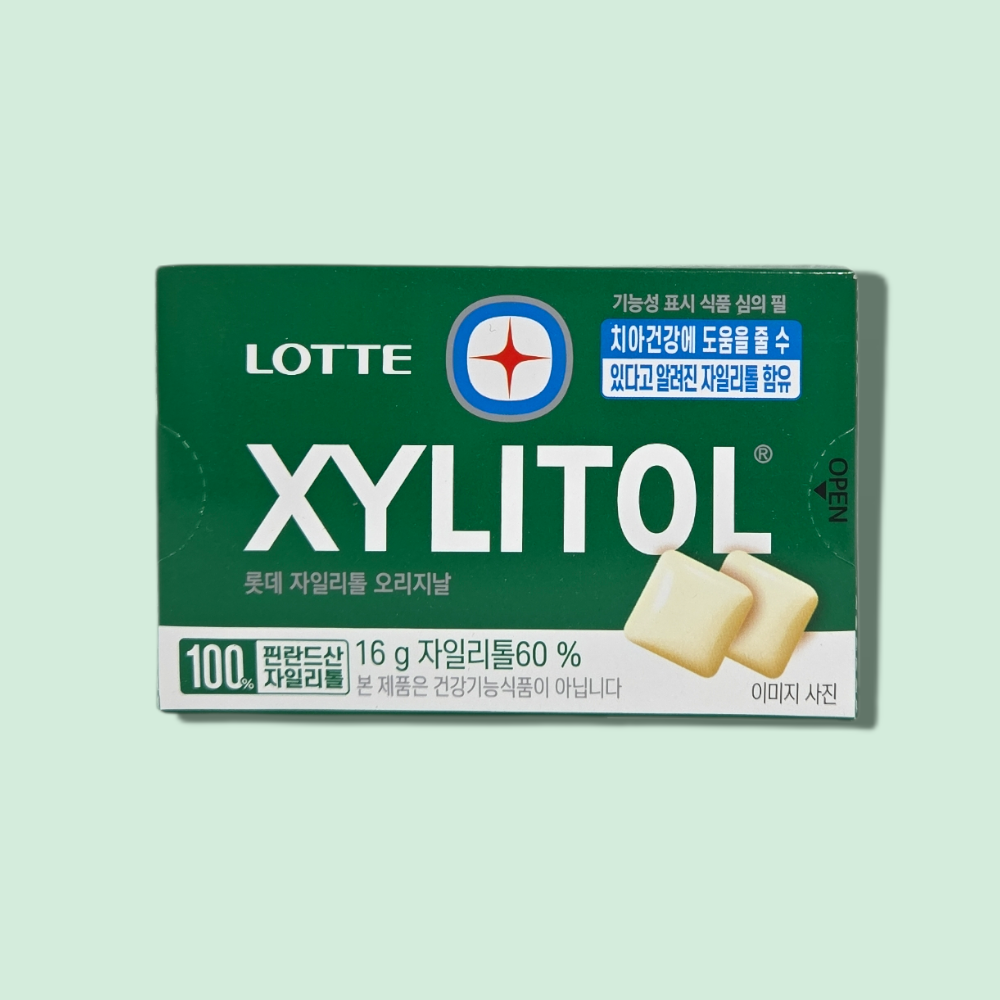 롯데제과 자일리톨 코팅 오리지날 16g x12