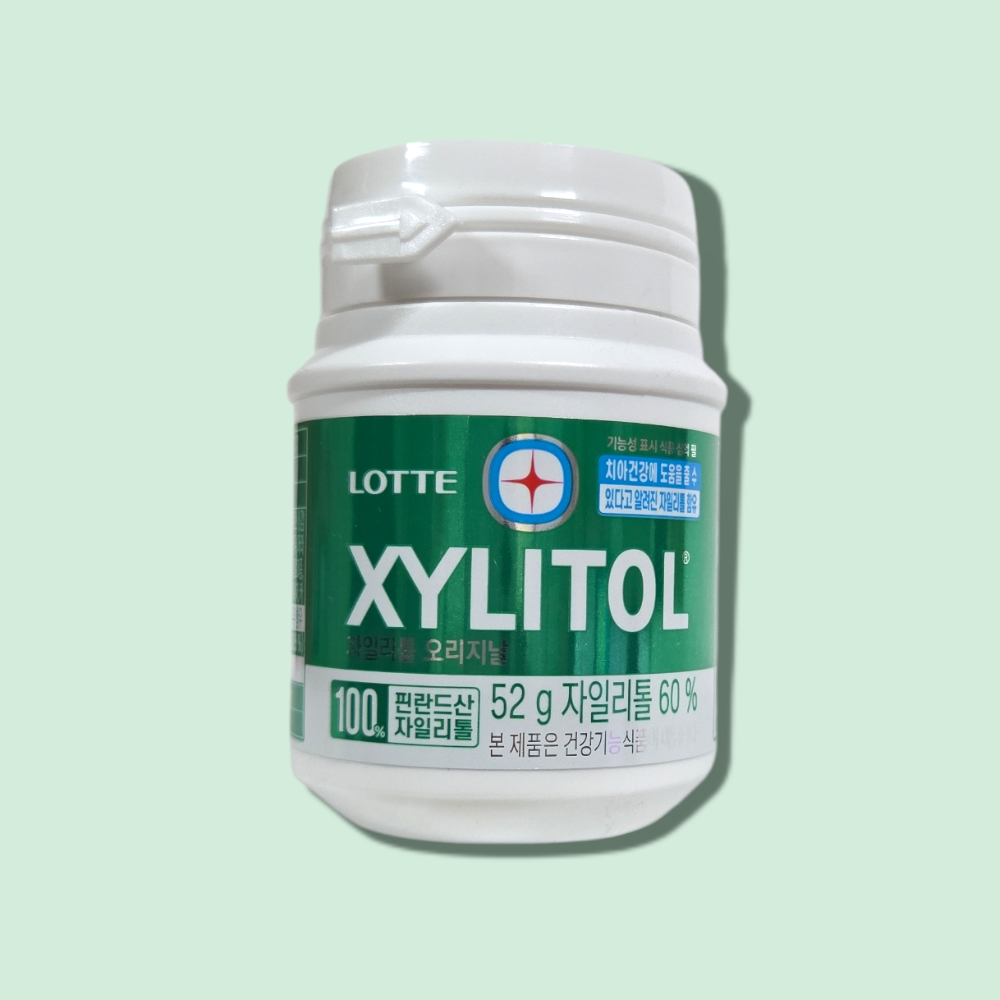 롯데제과 자일리톨 용기 오리지날 52g