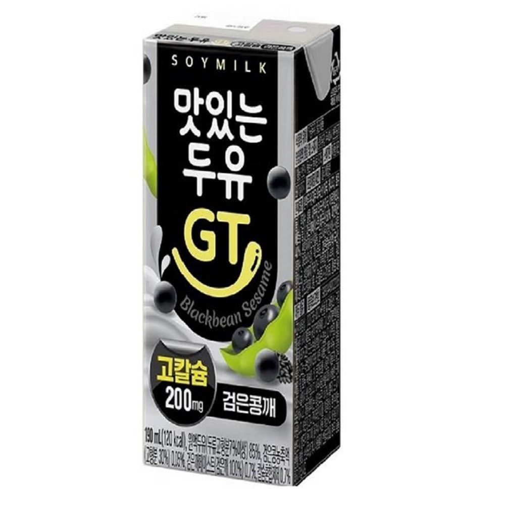 남양 맛있는 두유 GT 고칼슘 검은콩깨 190ml x24