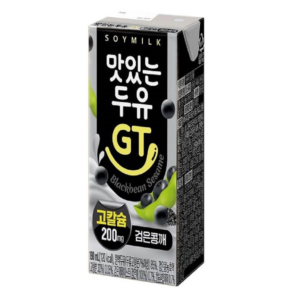 남양 맛있는 두유 GT 고칼슘 검은콩깨 190ml x72개