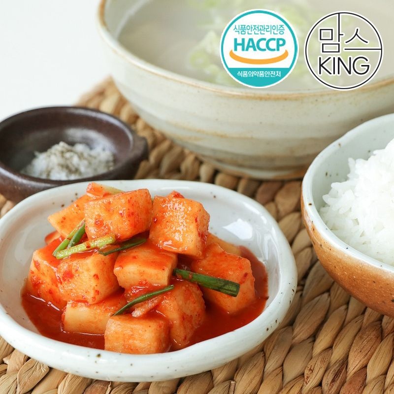 맘스킹 [맘스킹]HACCP 국내산 농산물 100% 두리반 깍두기 10kg