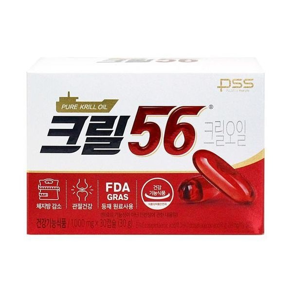 [하프클럽]펄세스 크릴오일 크릴56 1000mgX30캡슐