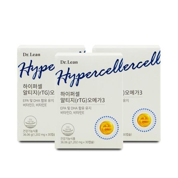[하프클럽]닥터린 하이퍼셀 알티지(rTG) 오메가3 1202mg x 30캡슐 X 3박스 I