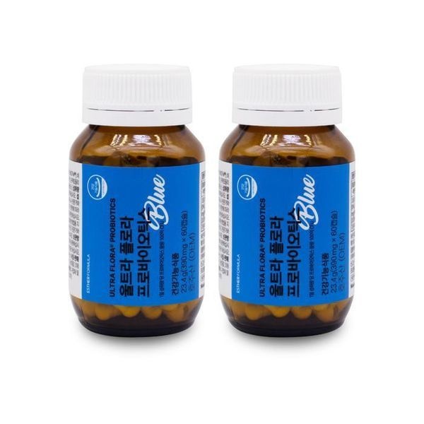 [하프클럽]에스더포뮬러 울트라 플로라 프로바이오틱스 블루 390mg x 60캡슐 X 2통 I
