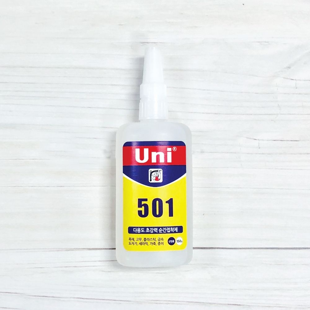 유니501 대용량 다용도 강력 순간접착제 150g 본드