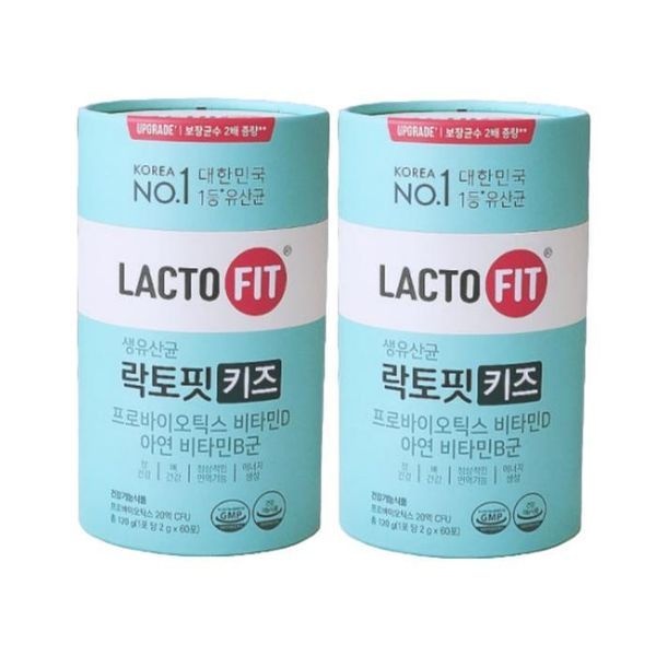 [하프클럽]종근당건강 락토핏 키즈 60포 x2개