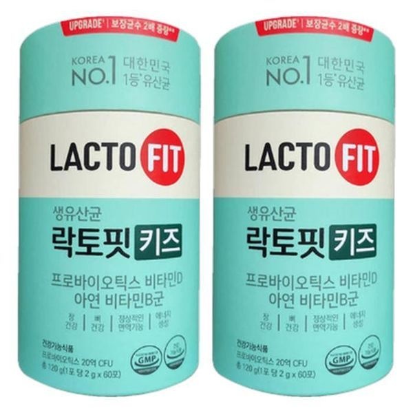 [하프클럽]종근당건강 락토핏 키즈 유산균 프로바이오틱스 60포 2통