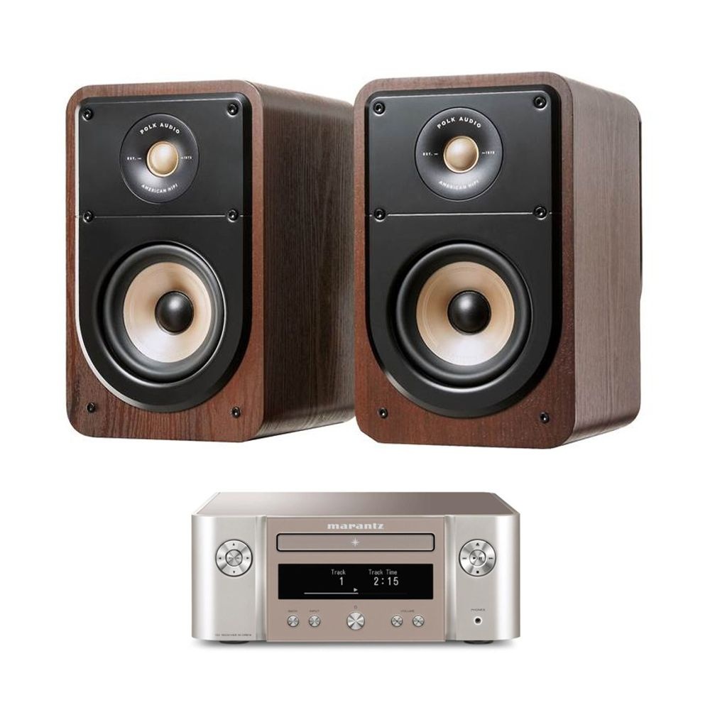 MARANTZ 마란츠 M-CR612 + 폴크오디오 ES15 분리형 오디오 미니 컴포넌트 세트