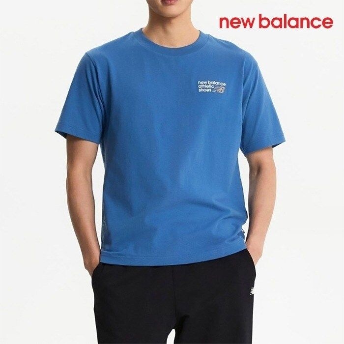 뉴발란스 반팔티 /t5- NBNEF22461 50 / MT41908 ATHLETICS 그래픽 반팔티(SEMI OVER FIT)